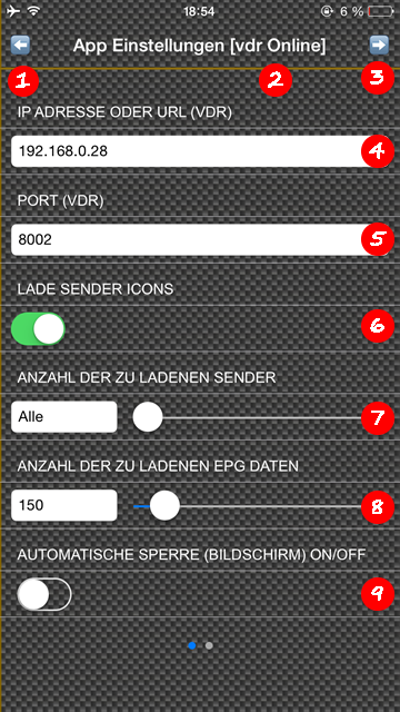 vdr System Einstellungen